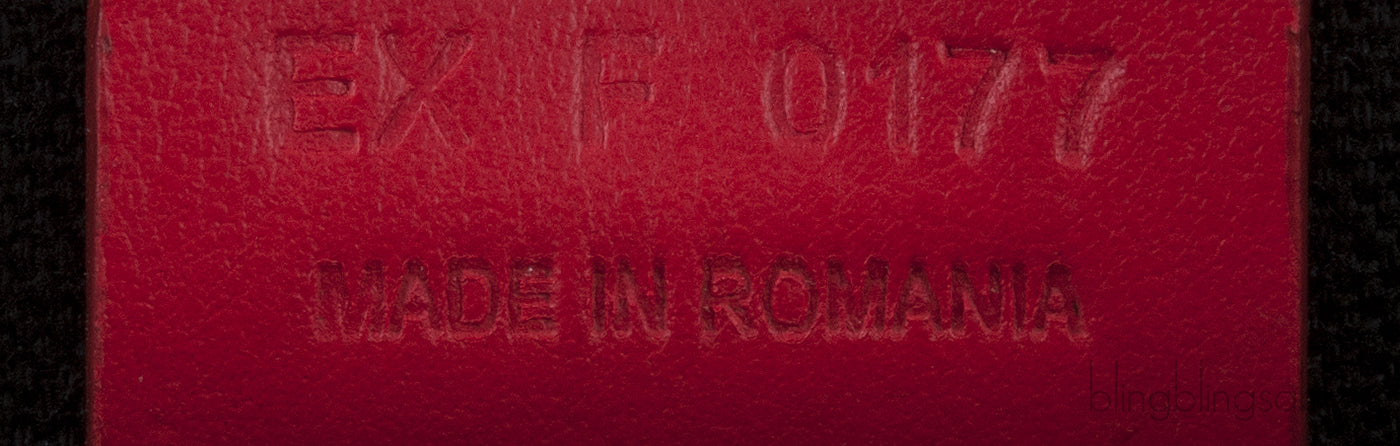Red Iconic Print Pouch