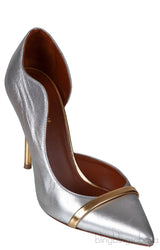 Silver & Gold Pointed Toe Heels