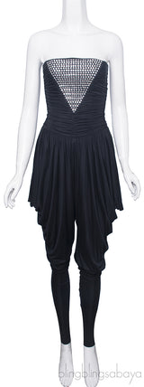 Crystal Gathered Jumpsuit