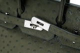Birkin 30 Ostrich Vert Olive PHW
