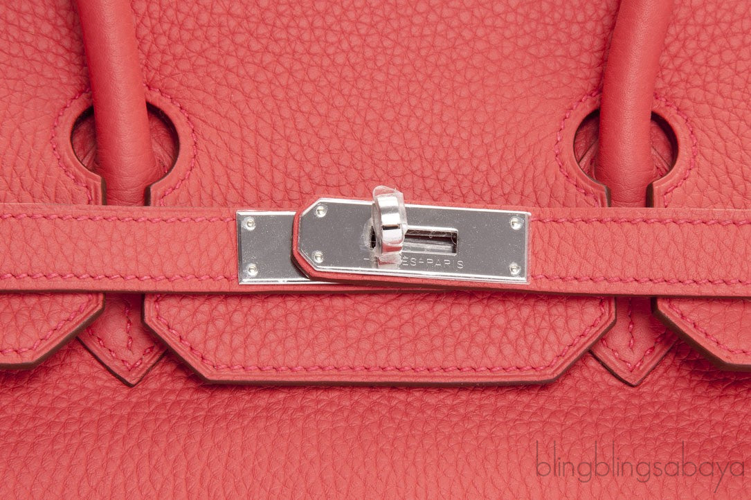 Birkin 35 Bougainvillier Taurillon Clem