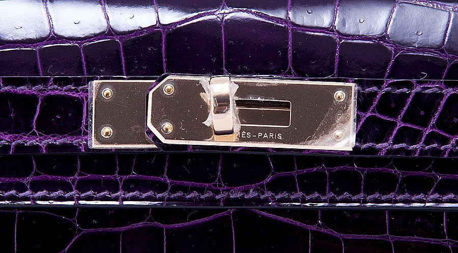 Kelly Cut Niloticus Crocodile Amethyst
