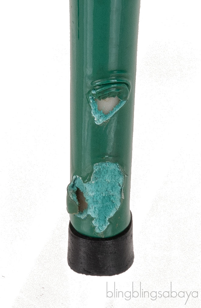 Green Patent Horsebit Peep Toe Pump
