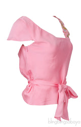 Pink Asymmetrical Top