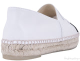CC White & Black Espadrille
