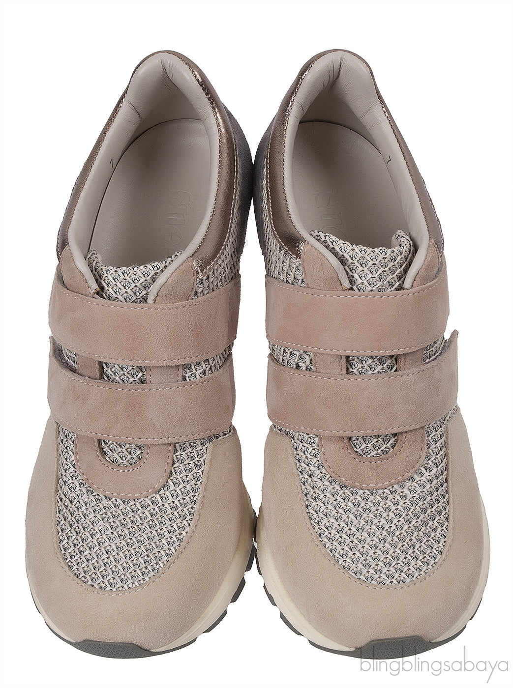 Sneex The Blake Hy-Heel Beige Sneaker