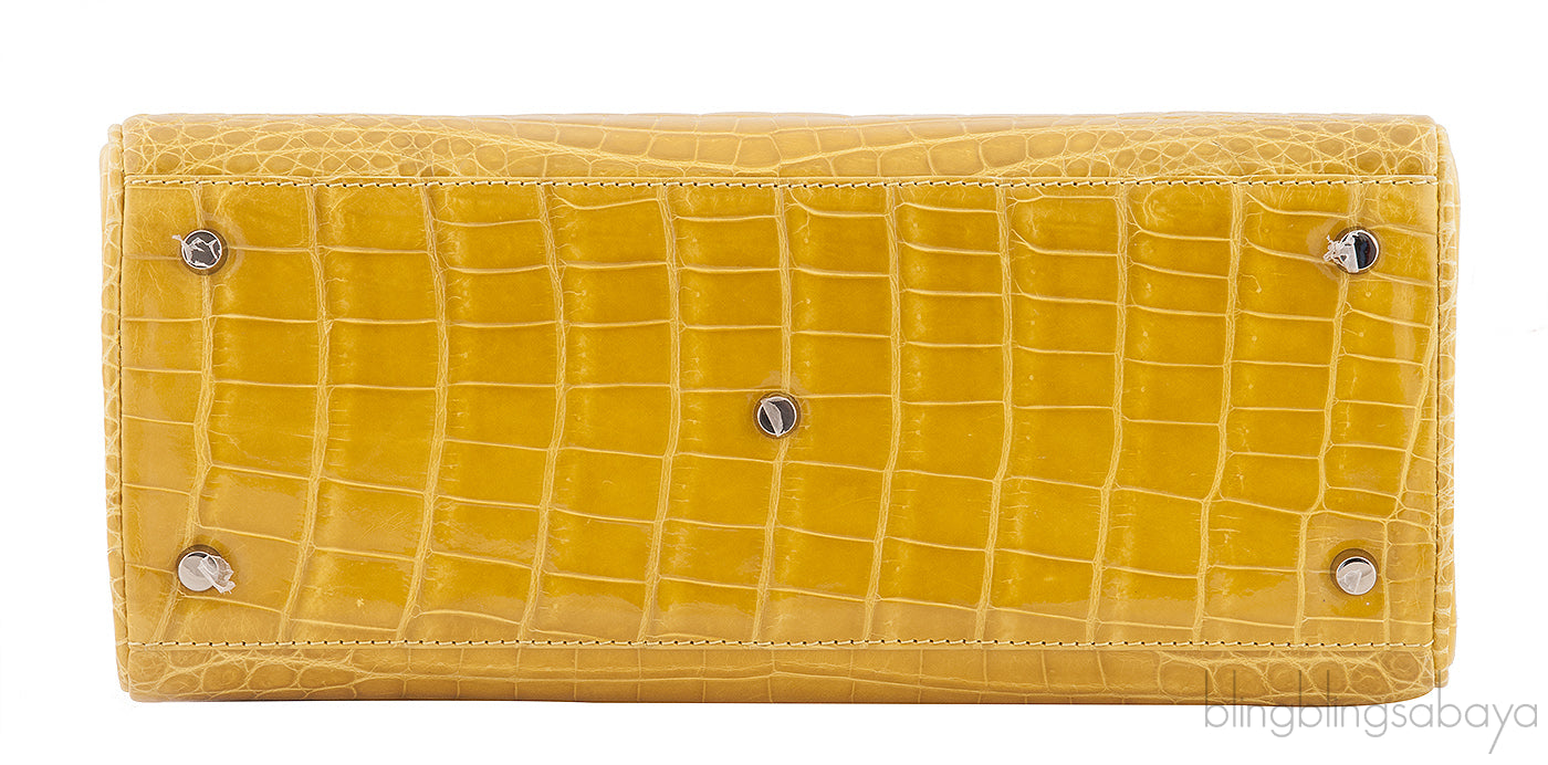 Crocodile Raffles Handbag