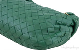 Green Jodie Mini Knotted Intrecciato Leather Tote