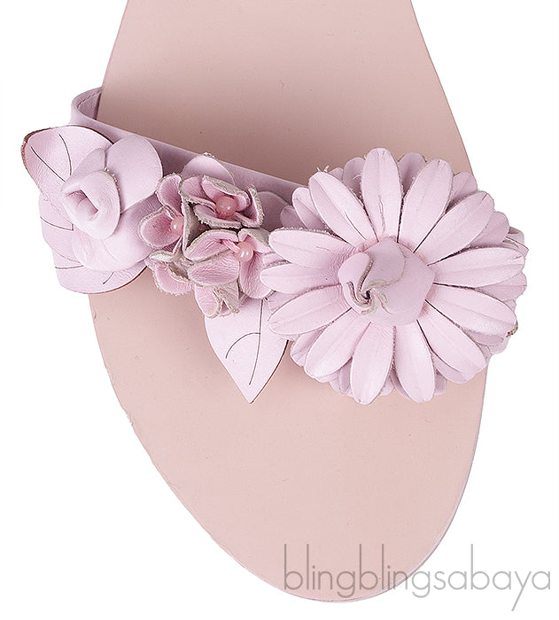 Lilico Light Pink Leather Sandals