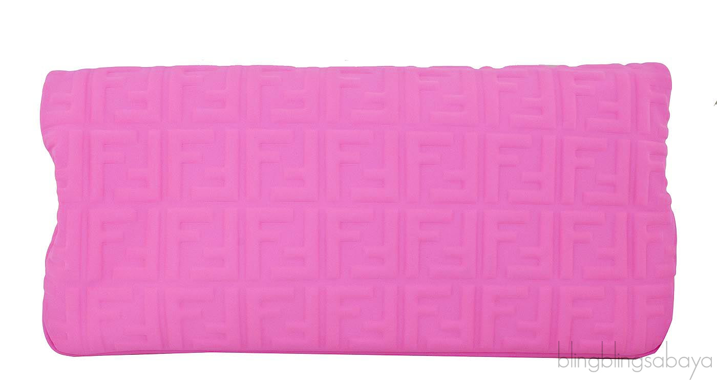 Flat Shopping Bag Neon Pink Large