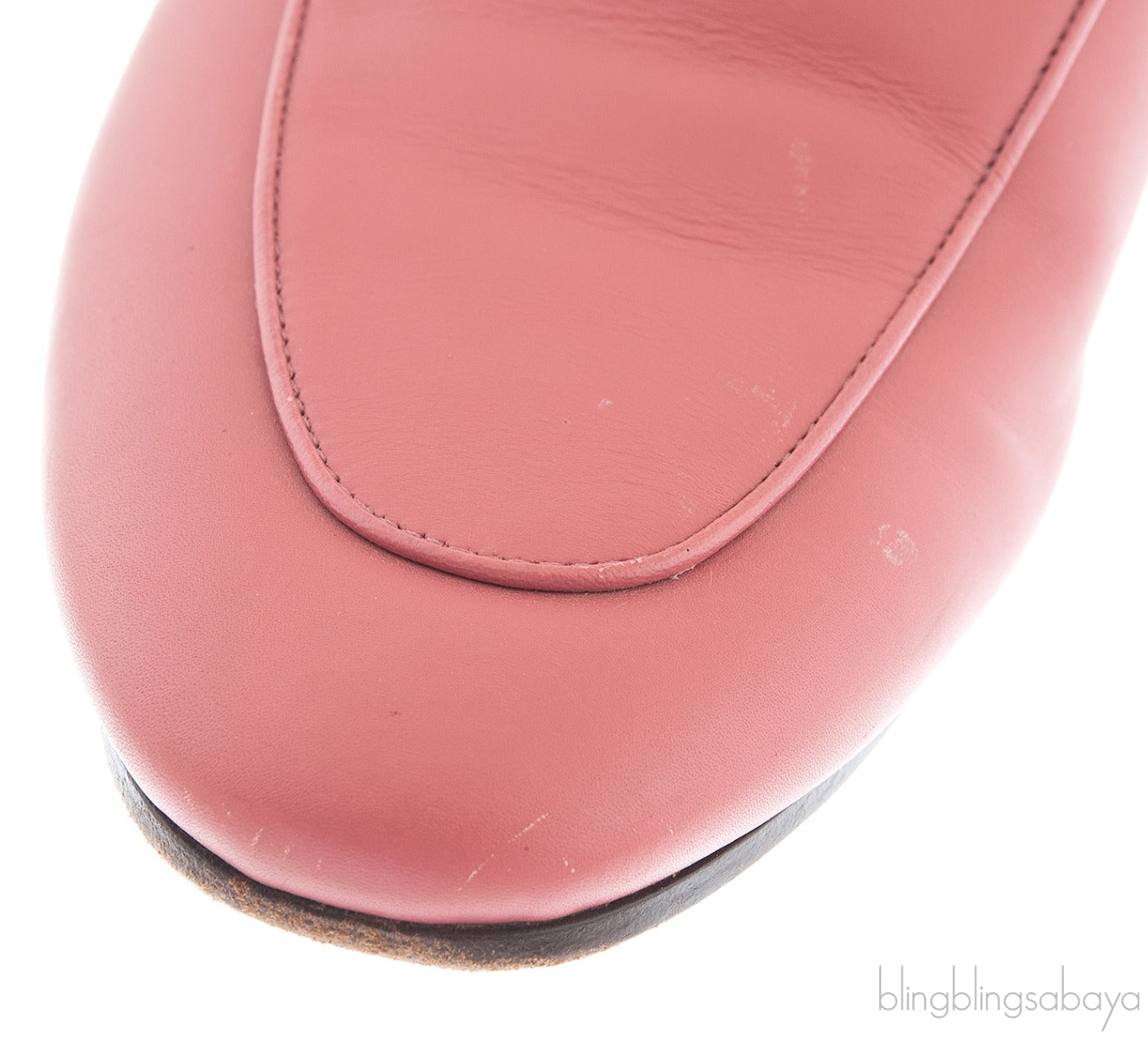 Pink Princetown Fur Slide