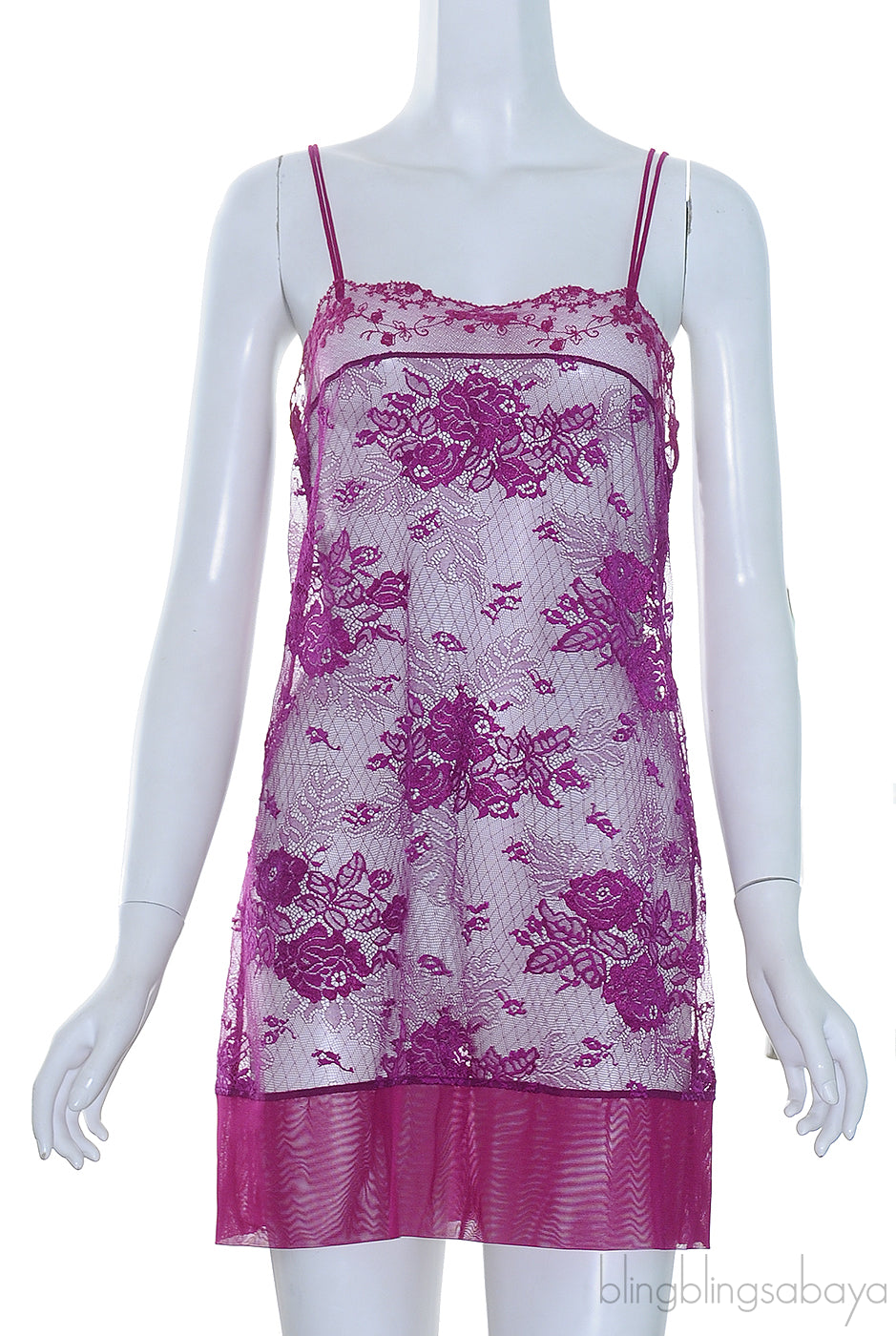 Fuchsia Floral Lace Camisole