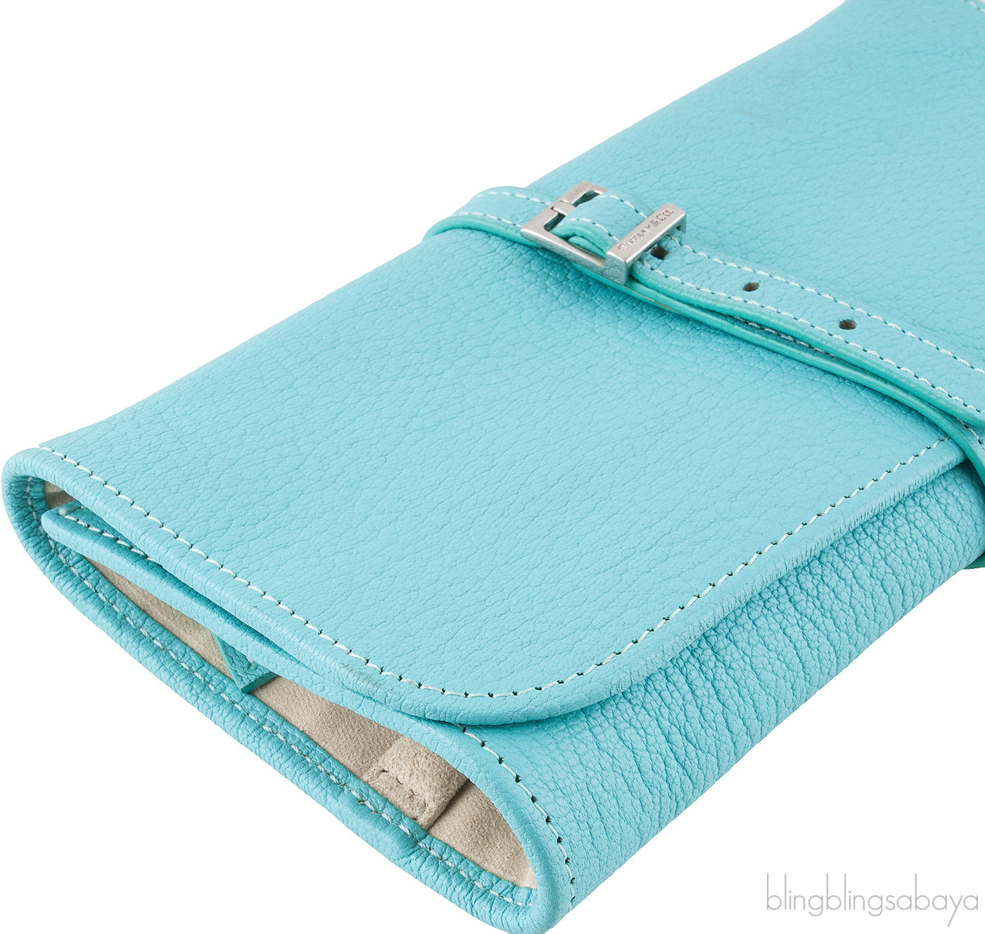 Tiffany Blue Travel Jewelry Roll