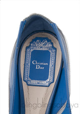 Two-toned PVC Pointed Toe Heels