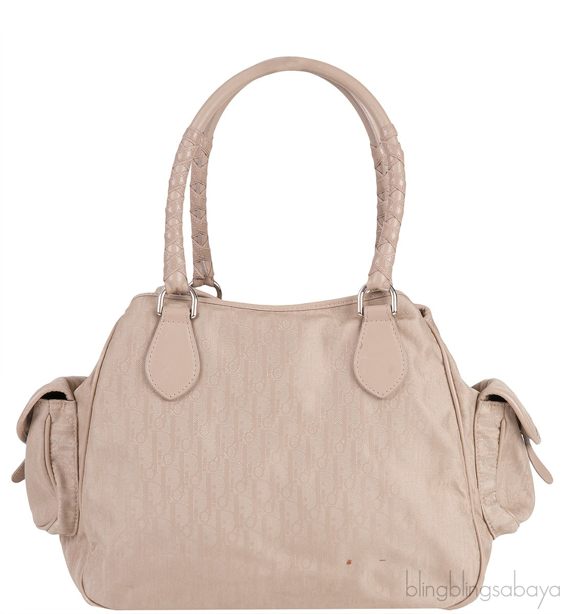 Christian Dior Oblique Canvas & Leather Multi-Pocket Bag