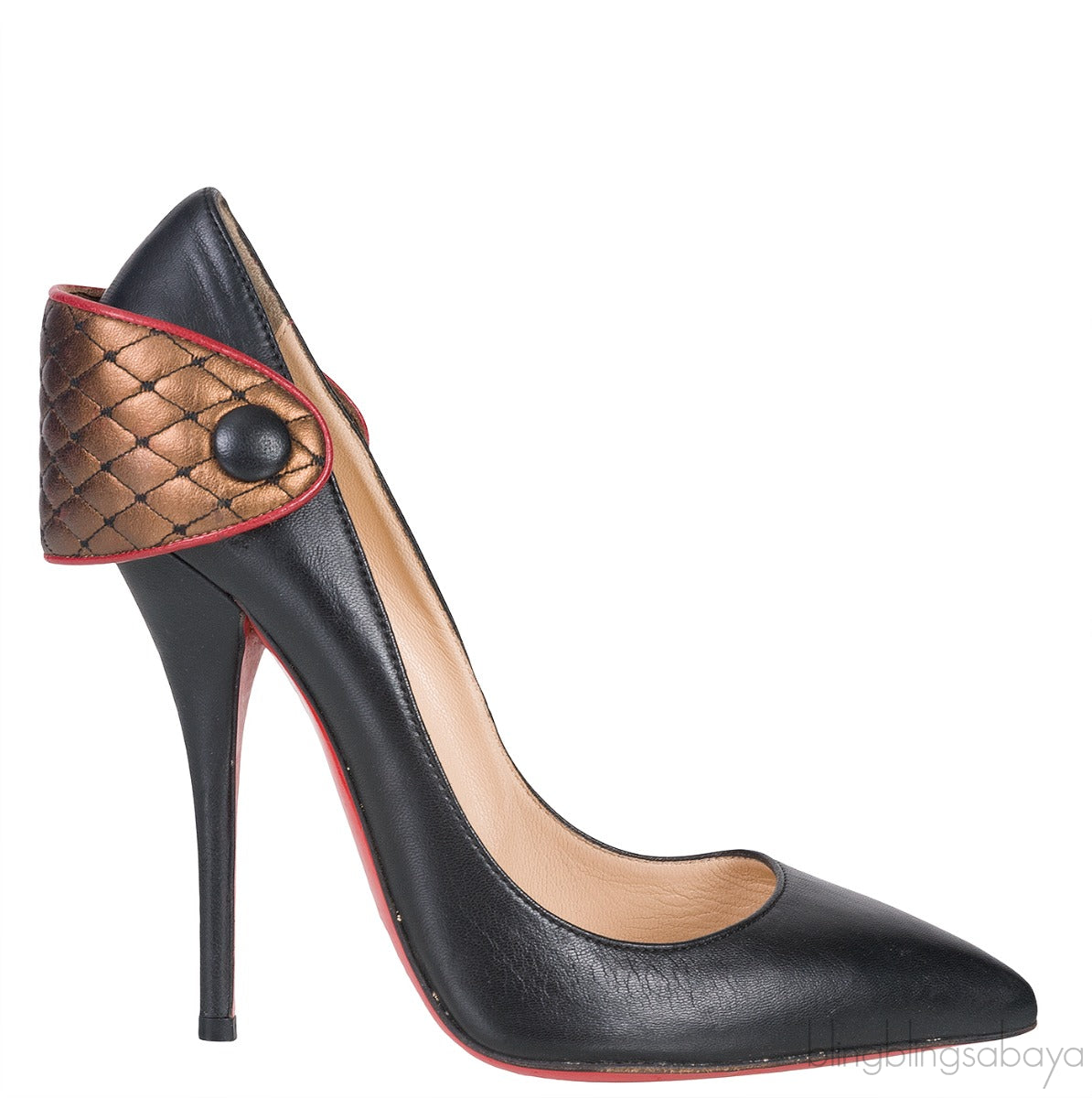 Black & Red Huguetta Heels