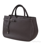 Loro Piana Charcoal Grey Top Handle Bag