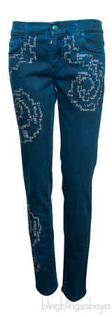 Blue Crystal Jeans