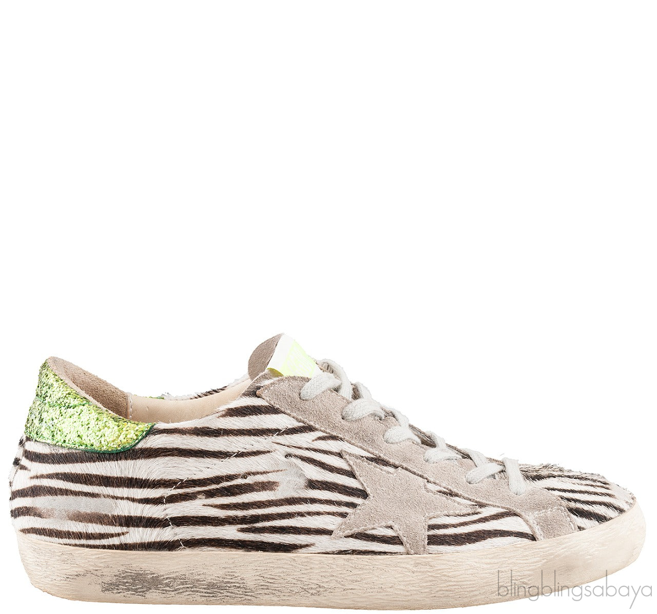 Superstar Zebra Pony Hair Sneakers