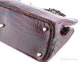 Black/Red Crocodile Diorissimo