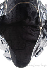 Hysteria Black Patent Leather Tote