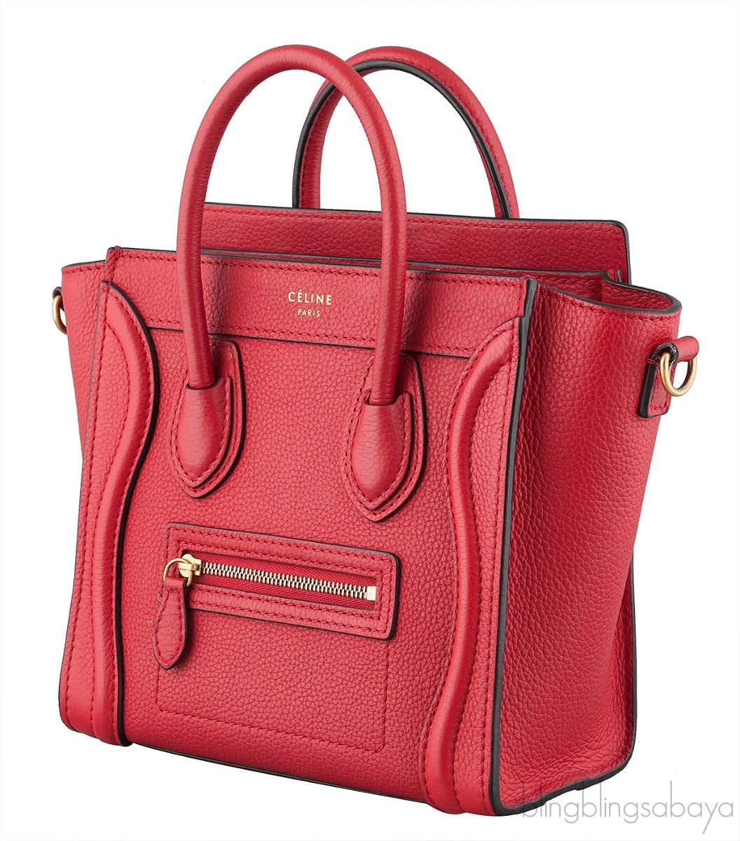 Red Nano Luggage Shoulder Bag