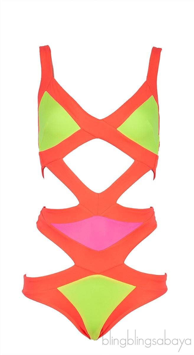 Neon Mazzy Swimsuit