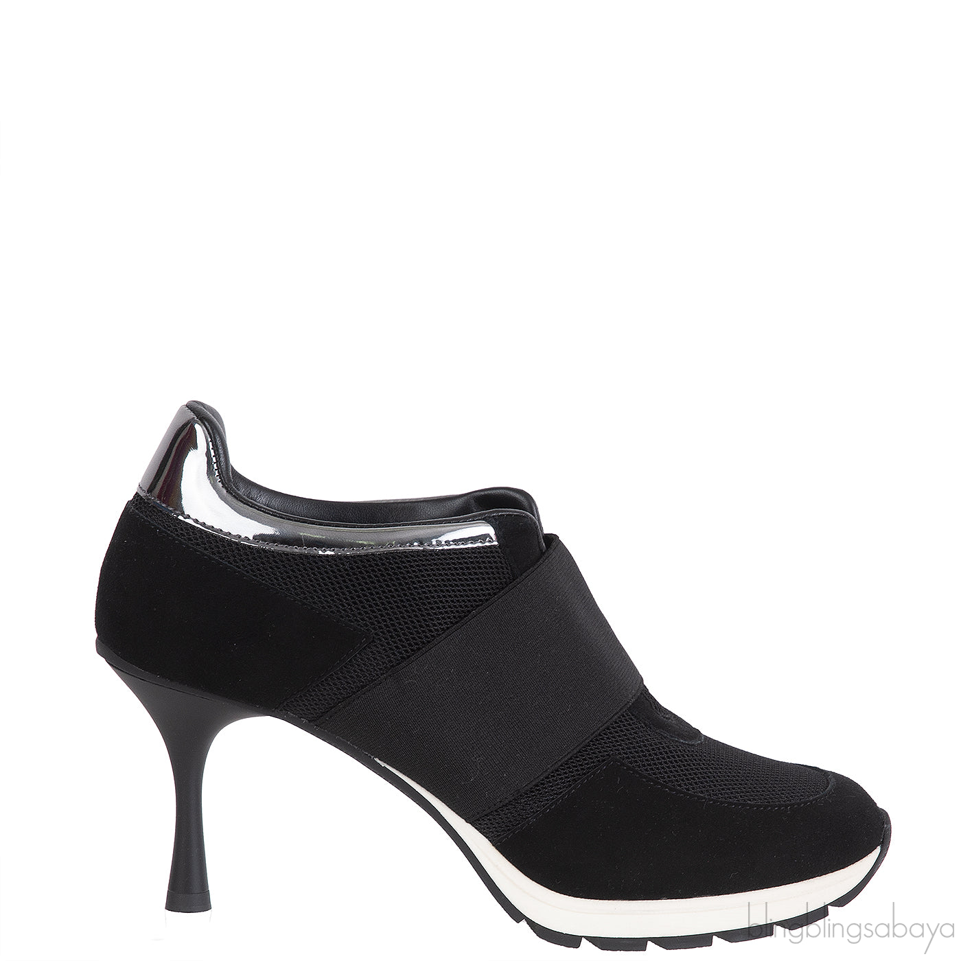 Sneex The Icon Hy-heel Black Sneaker
