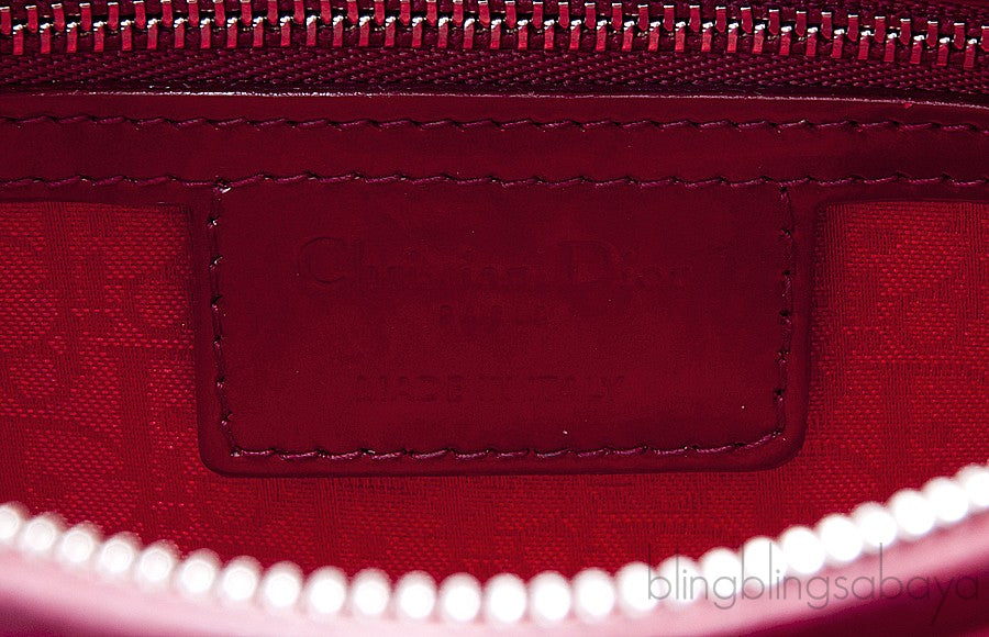 Patent Red Lady Dior