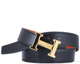 H Belt Orange / Black