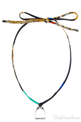 Multicolor Silk Necklace