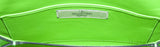 Intrigate Envelope Clutch Neon Green