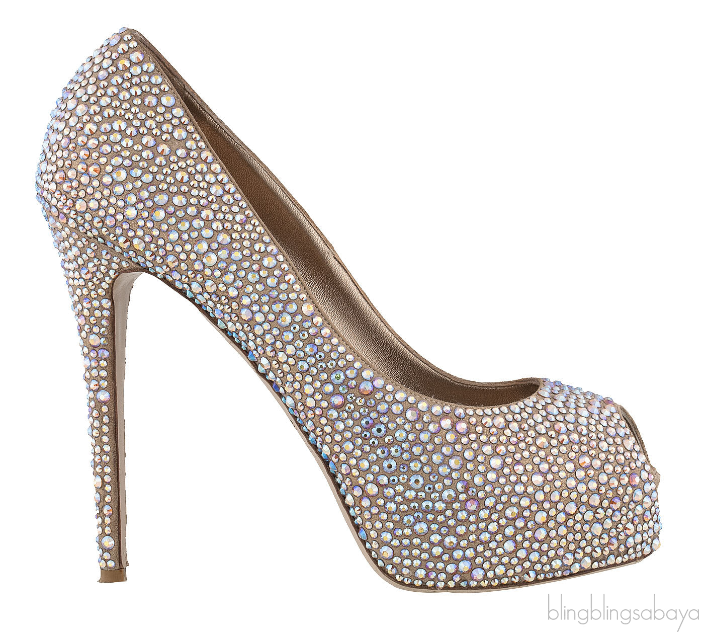 Crystal Embellished Pump