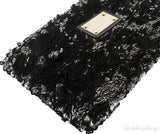 Sequin Black Pochette Rococo