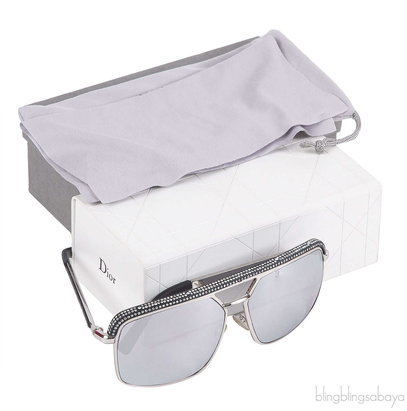 Christian Dior Havane Strass Sunglasses