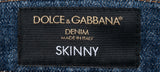 Skinny Distressed Blue Denim
