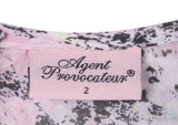 Multicolor Printed Bodysuit  w/ Belt