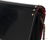 Black Hard Clutch Shoulder Bag