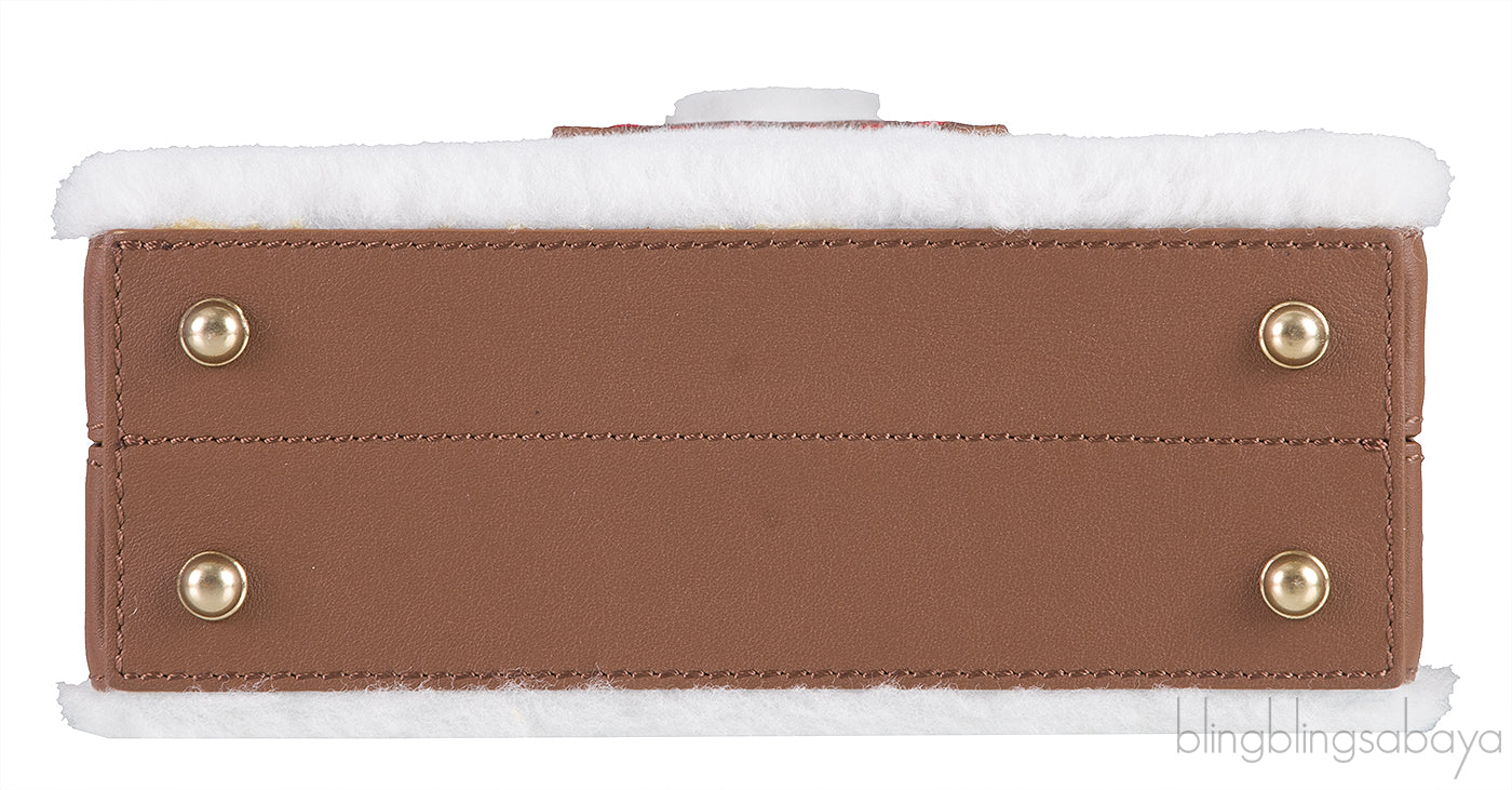 Fey Mini Shearling Box Bag