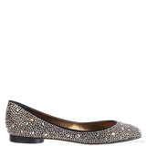 Gina Allegra Crystal Ballerina Flats
