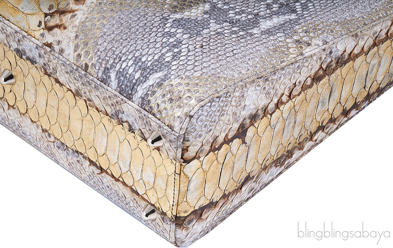 Lady Dior Royal Python Beige & Gold