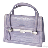Christian Dior Mitzah Lilac  Crocodile Medium Tote