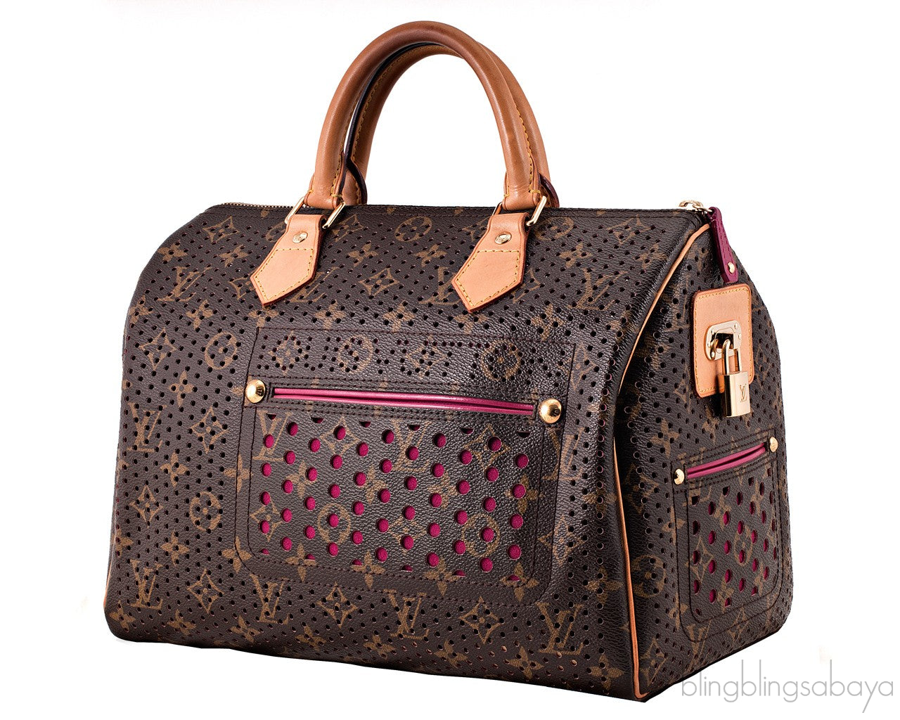 Monogram Perforated Speedy 30