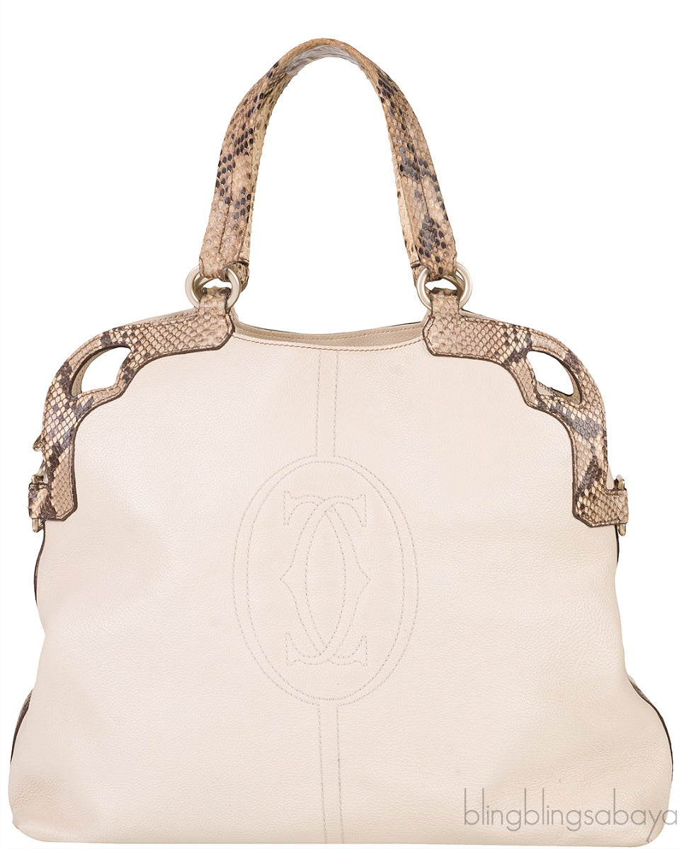 Python Trimmed Marcello De Cartier Bag