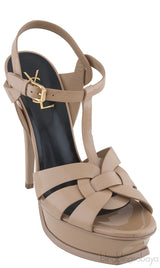 Tribute Nude Patent Heels