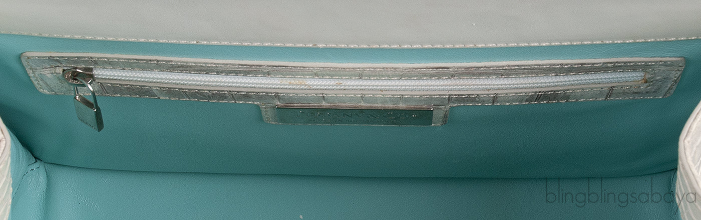 Cornelia Lunch Box Himalayan Crocodile Bag
