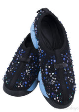 Sequin Black Fushion Sneakers