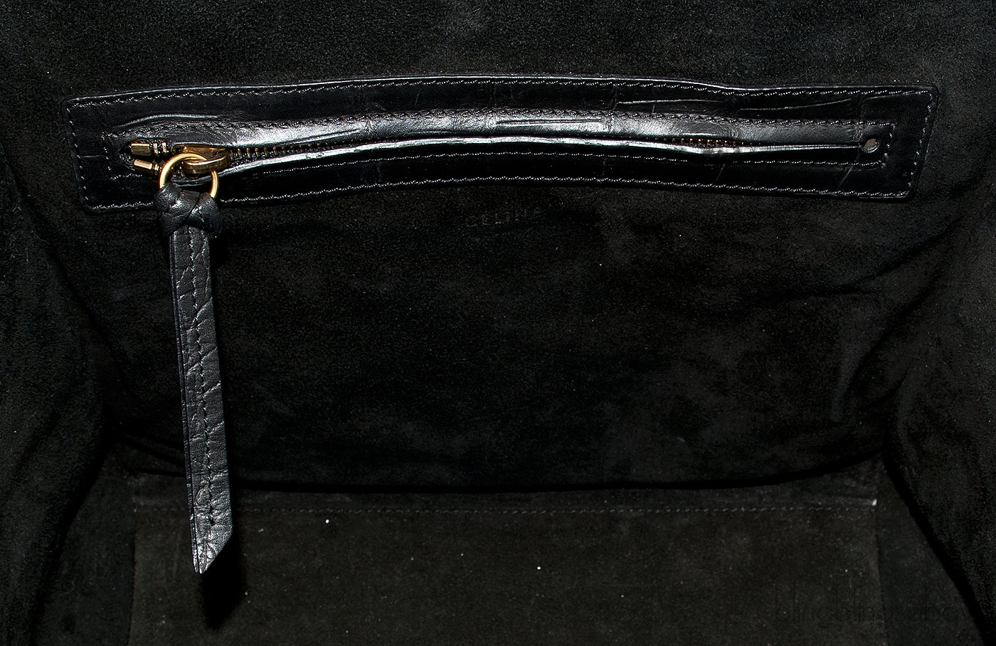 Phantom Black Croco Print