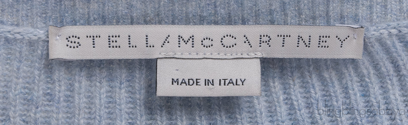 Light Blue Knitted Sweatshirt & Knit Pants