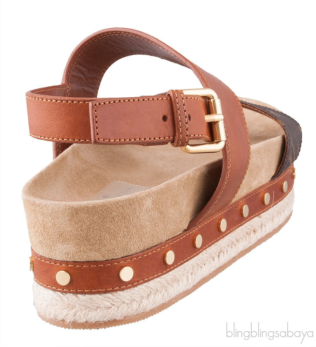 Monogram Platform Sandals